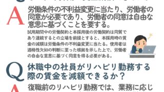 減給と賃金カット➆